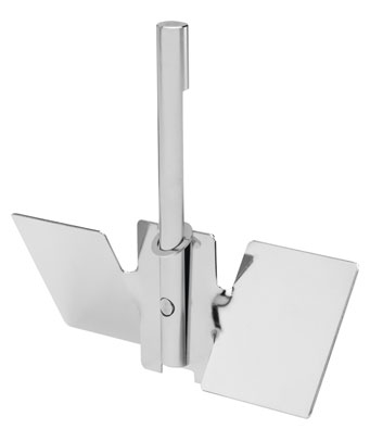 CLS-1440-P STAINLESS STEEL PITCH BLADE IMPELLER ASSEMBLIES FOR OVERHEAD VERTICAL SIDEARM VESSELS