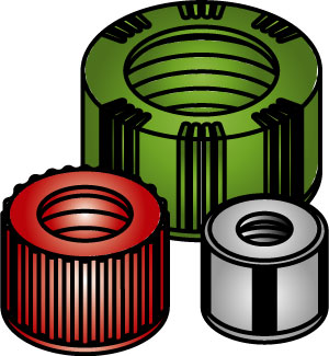 REPLACEMENT CAPS WITH OPENINGS, MINUM-WARE®